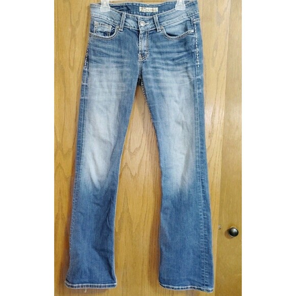 Buckle Denim - BKE Culture Women’s Jeans 29 x 33 1/2 Bootcut Low Rise Stretch Distressed